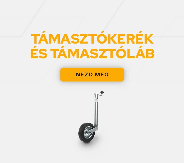 Támasztókerekek és tartók