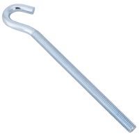 DROMET HZ M8x160 építési kampó nyitott (hajlított) véggel