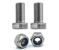 Csavarok anyákkal a DROMET M10x25 támasztókerék rögzítéséhez, 2 csavarból és 2 anyából álló készlet