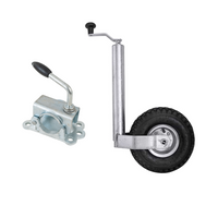 Öntöttvas szorítóval ellátott támasztókerék KNOTT TK48+LBG48 150kg 48mm 500-720mm