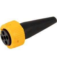 MANTES csatlakozó pótkocsi hátsó lámpáihoz bajonettzárral, 5 tűs, sárga, bal oldali