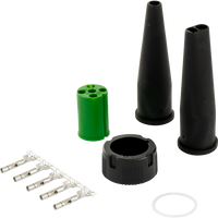 ASPOCK csatlakozó pótkocsi hátsó lámpáihoz bajonettzáras, 5 tűs anya