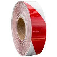 UNITRAILER öntapadós kontúrfényvisszaverő szalag, fehér és piros - 1 MÉTER