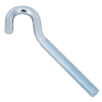 DROMET HZ M8x100 építési kampó nyitott (hajlított) véggel