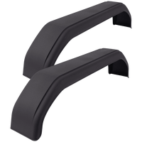 Két darabos tandem sárvédő készlet 14-15"-os utánfutóhoz DE HAAN THMK 22155 kerékívek 1550/220 mm