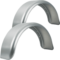 Két darabos sárvédő készlet 14-15"-os DE HAAN HR 2075 utánfutóhoz, kerékjárati ívek 750/200 mm