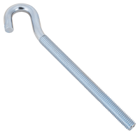 DROMET HZ M8x140 építési kampó nyitott (hajlított) véggel