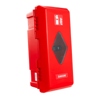 Tűzoltó készülék láda 6kg DAKEN 82070 ADAMANT 611x310x247mm piros