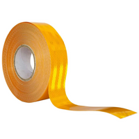 UNITRAILER narancssárga öntapadós kontúrfényvisszaverő szalag - 45 m-es tekercs